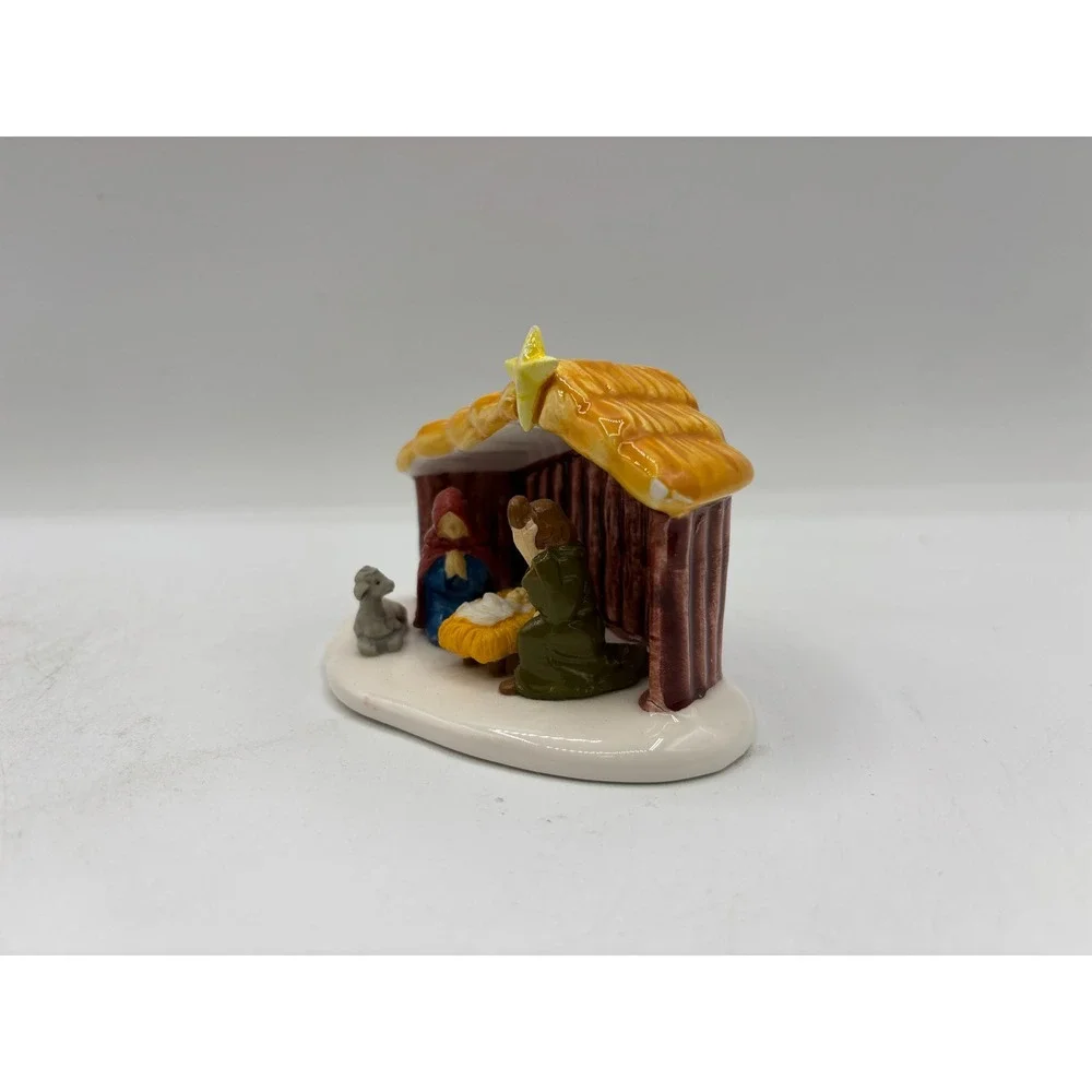 Department 56 1988 Vintage Original Snow Village Outdoor Nativity Scene 5135-7